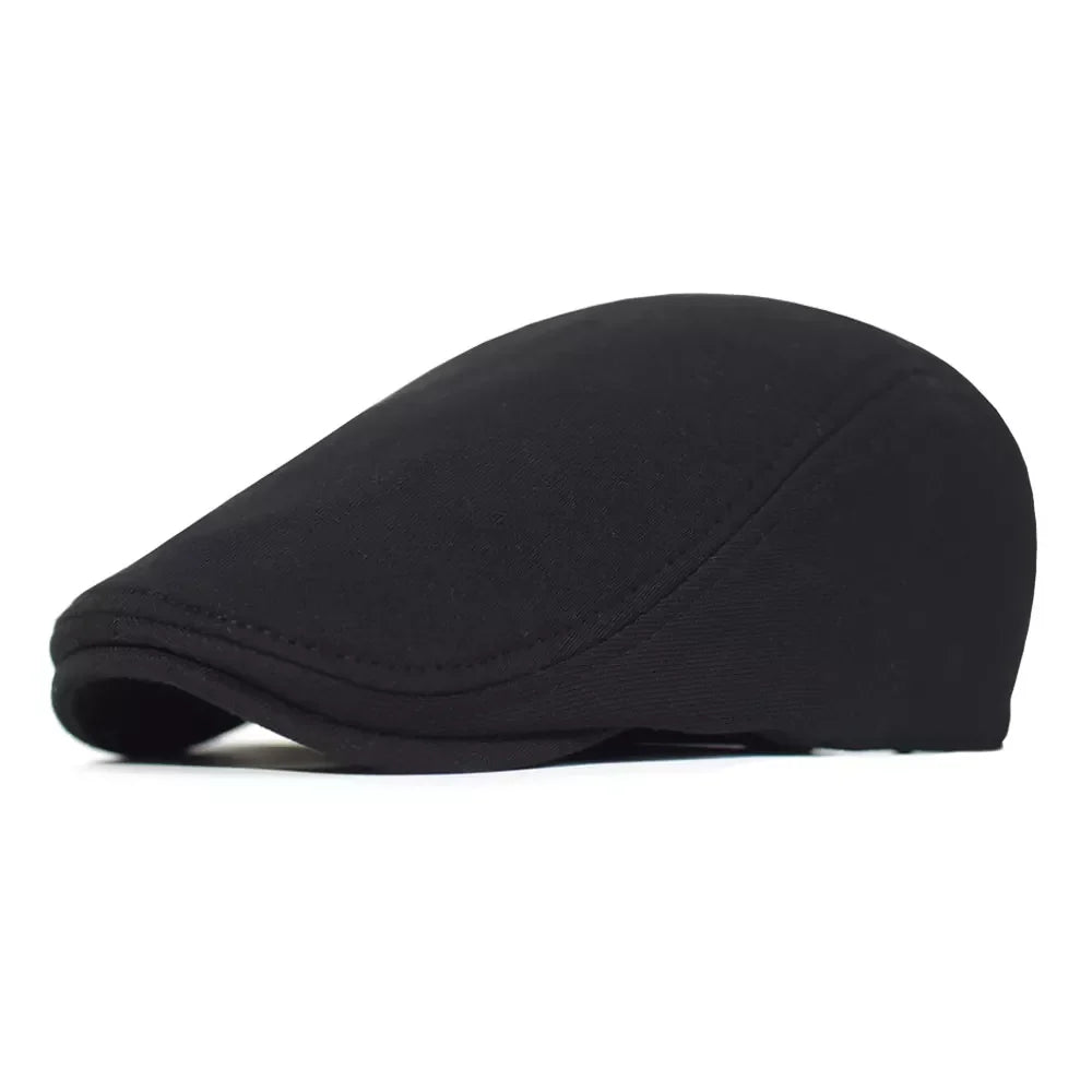 Boina Italiana Masculina Montvani MV367 versátil, com algodão premium e design clássico, perfeita para visuais casuais ou formais com elegância.