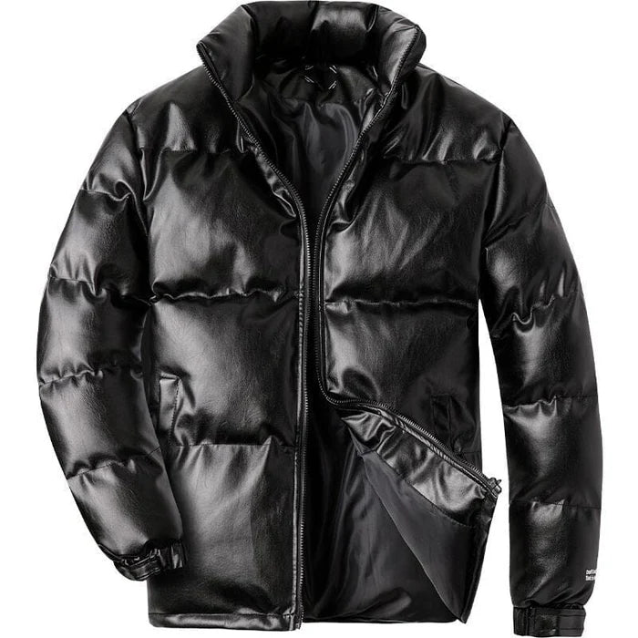 Jaqueta Puffer Masculina de Inverno Montvani MV102 acolchoada, com fechamento em zíper e isolamento térmico para proteção nos dias frios.