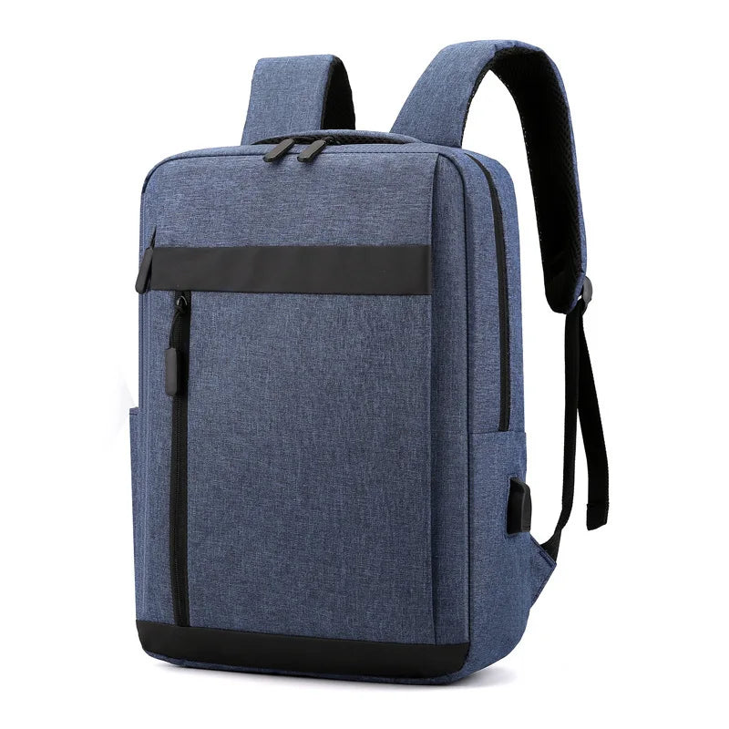 Mochila Executiva Montvani MV088 com espaço para notebook 15", material resistente, alças acolchoadas e porta USB para mais praticidade.