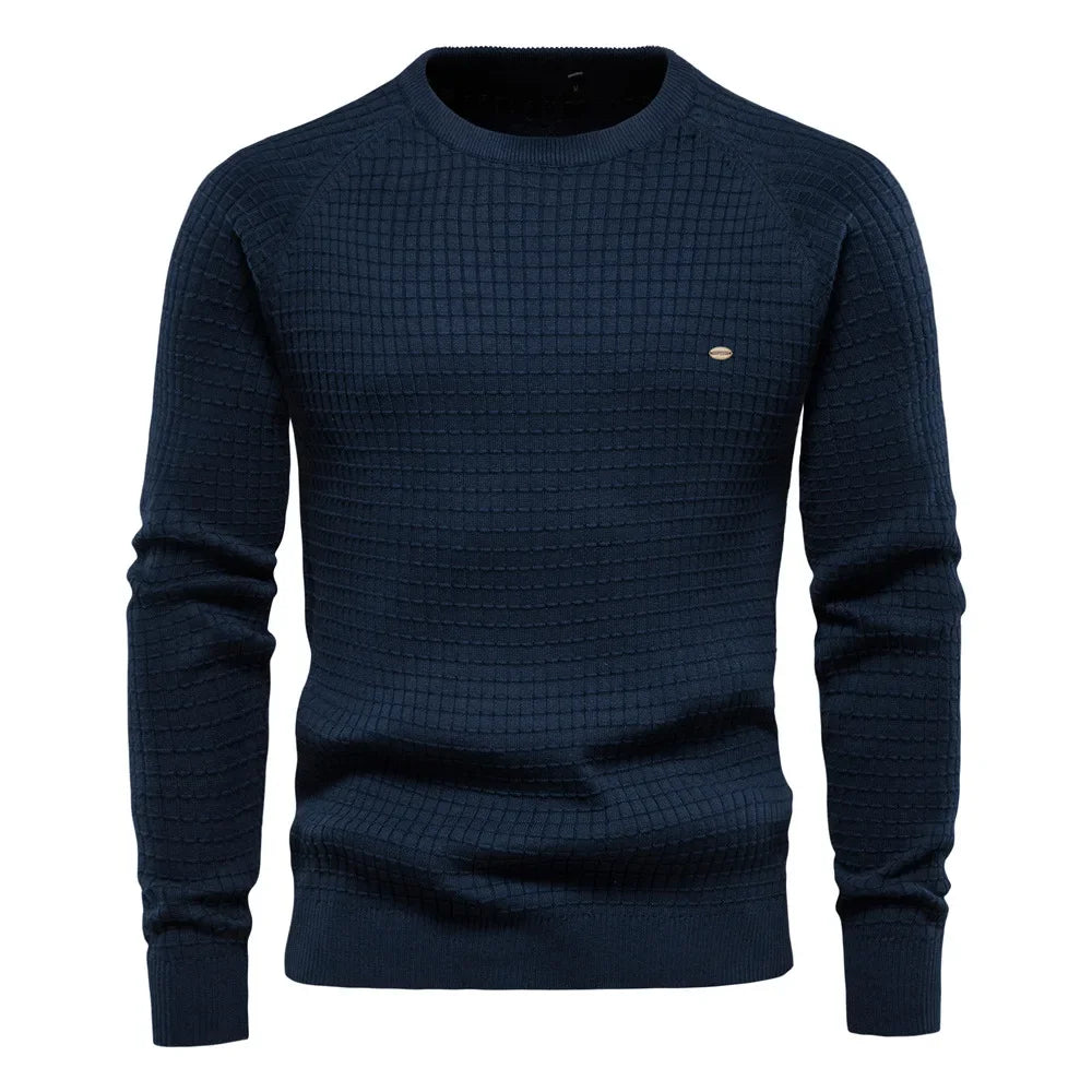 Suéter Masculino em Lã Montvani MV171, com modelagem clássica e tecido premium, ideal para looks elegantes e confortáveis no inverno.
